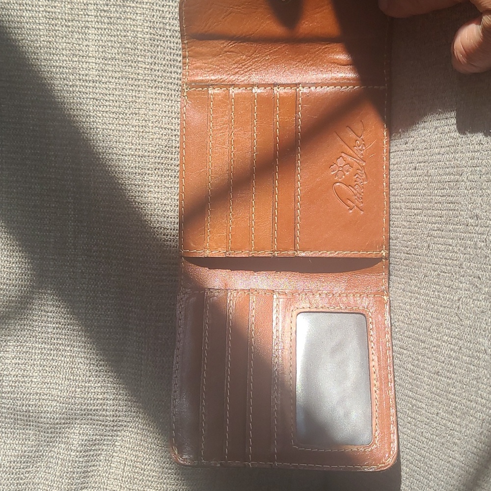 Patricia Nash Brown Leather Wallet - Picture 3 of 4